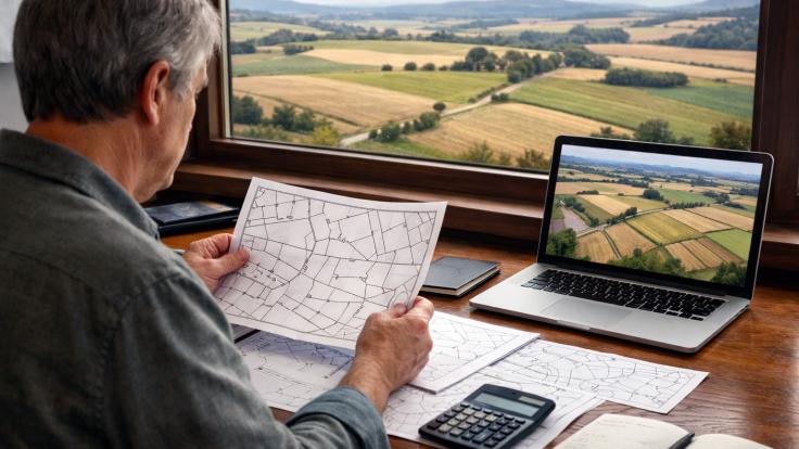 Zděděná zemědělská půda: první kroky